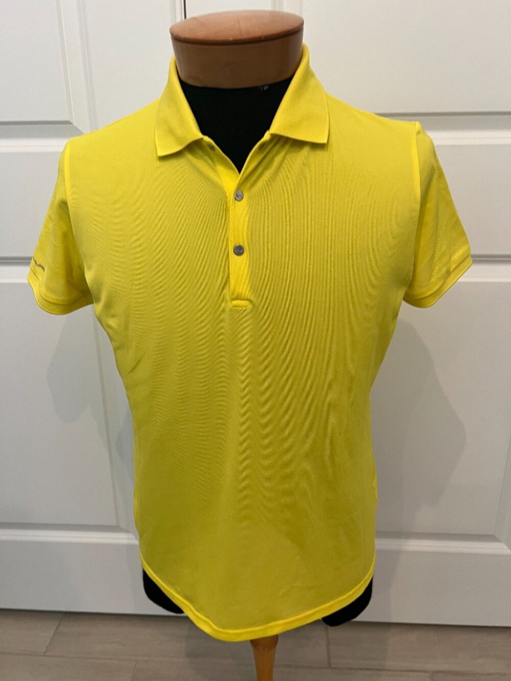 Ralph Lauren RLX Golf Polo Shirt Yellow Performance Stretch Short Sleeve szM?